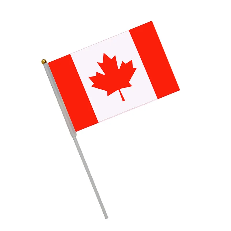 2022 Qatar Soccer World Cup Stick Flag Small Mini Hand Held 32 Countries Flags Banner Decorations