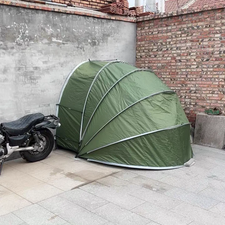 CZX-534 2 комнаты Heavy Duty велосипедной шатер хранения-в байкерском стиле из водонепроницаемого материала для экономии пространства палатка 4 велосипеды или мотоцикла