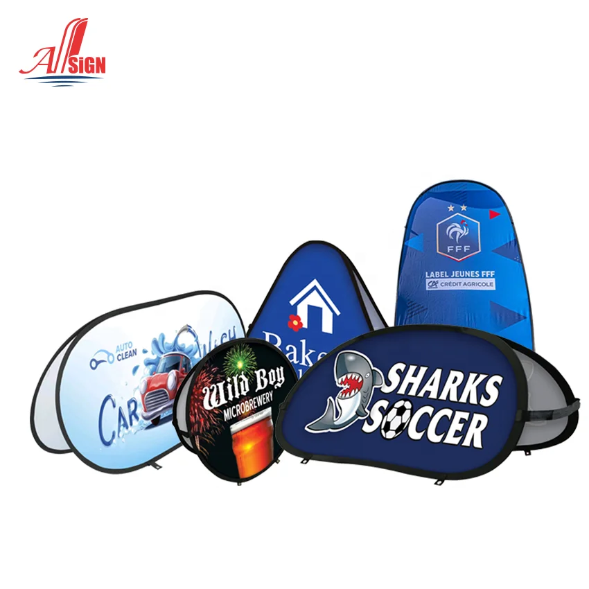 Manufacturers Direct Selling Outdoor Custom Bean A Frame Pop Up Banner