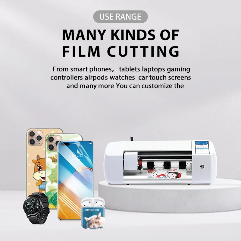 Pechant 2021 mobile phone screen protector tpu hydrogel film cutting plotter Pe film plastic cutting machine 100K models APP