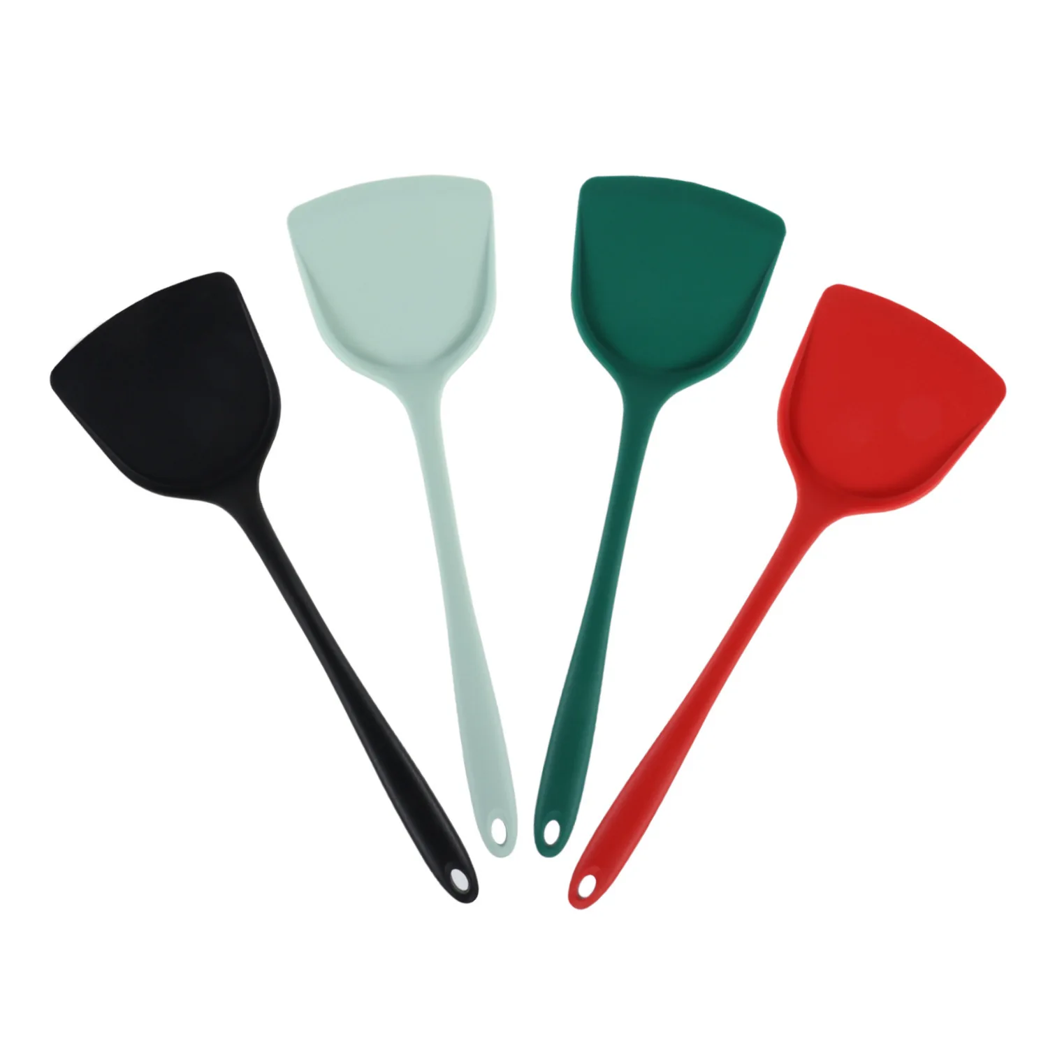 Kitchen Accessories  Heat Resistant Food Silicone Kitchen Utensils Cheap Cooking Spatula