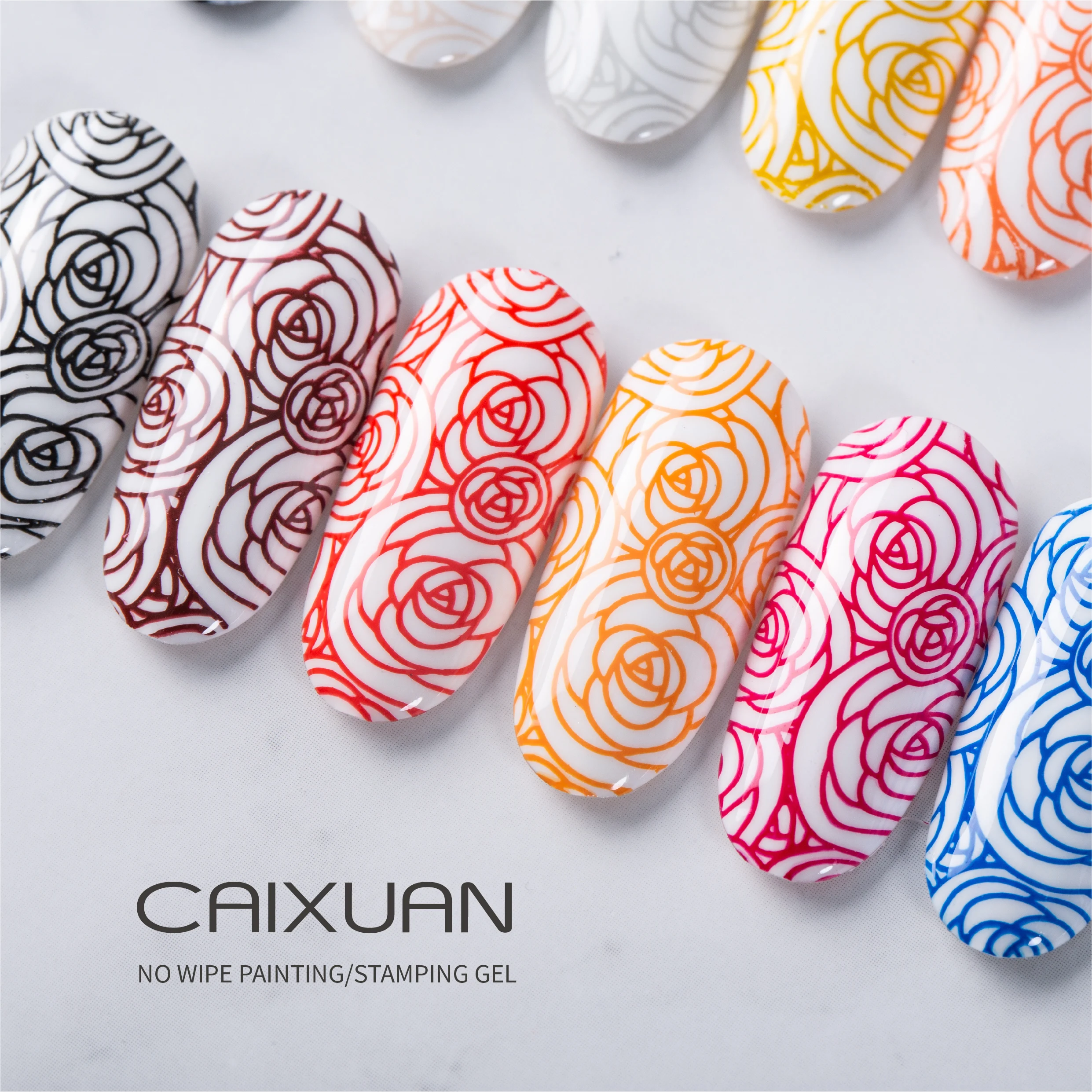 CX Beauty Color Painting Stamping Gel Professional Nail Art