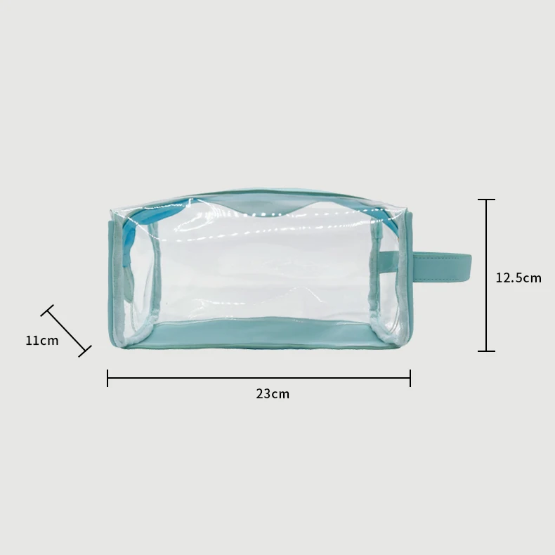 2021 Hot Sale TPU Cosmetic Bag Waterproof Women Make Up Case Travel Clear Makeup Beauty Wash Organizer Bath Toiletry