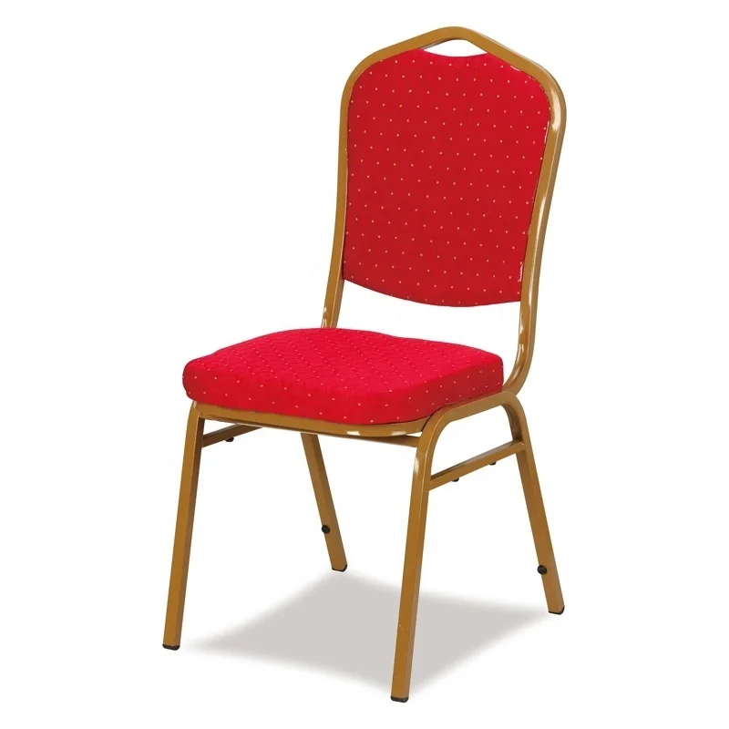 Cheap price restaurant hotel wedding chair stacking banquet event chair party dining chair for event with golden legs