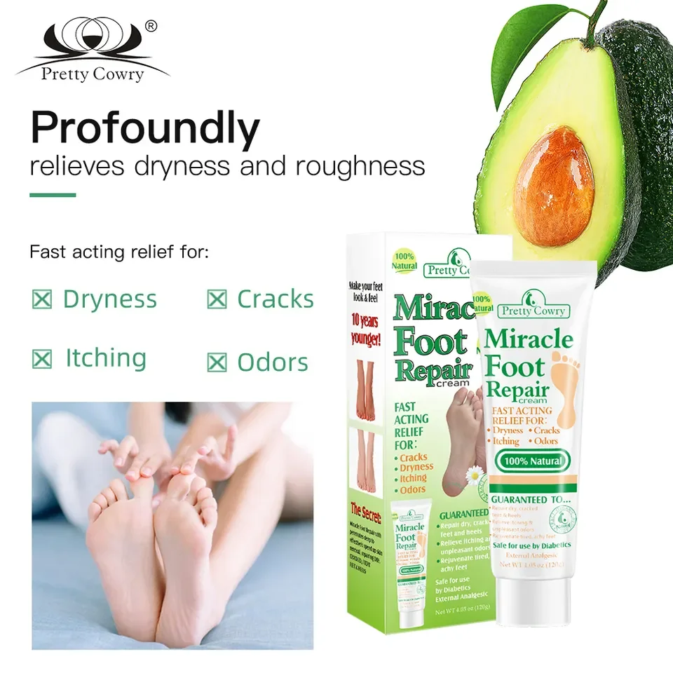 Anti-Drying Crack Foot Cream Heel Cracked Repair Cream  Moisturizing Removal Dead Skin Hand Feet Smooth Care