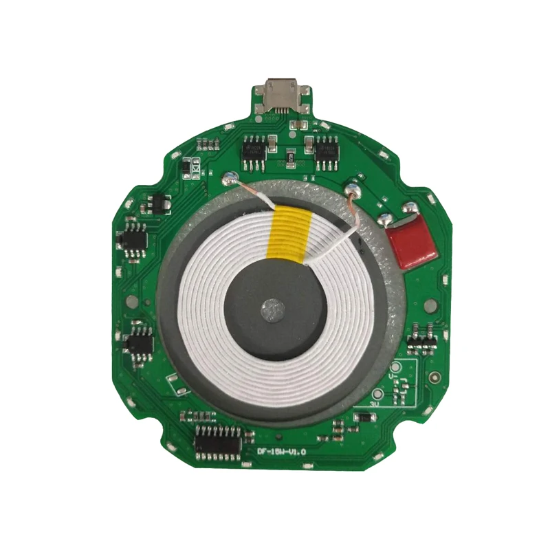 Custom High Quality Cell 3 In 1 15W 7.5W Usb C Wireless Mobile Charger Pcba Circuit Board Qi Wireless Charger Pcb