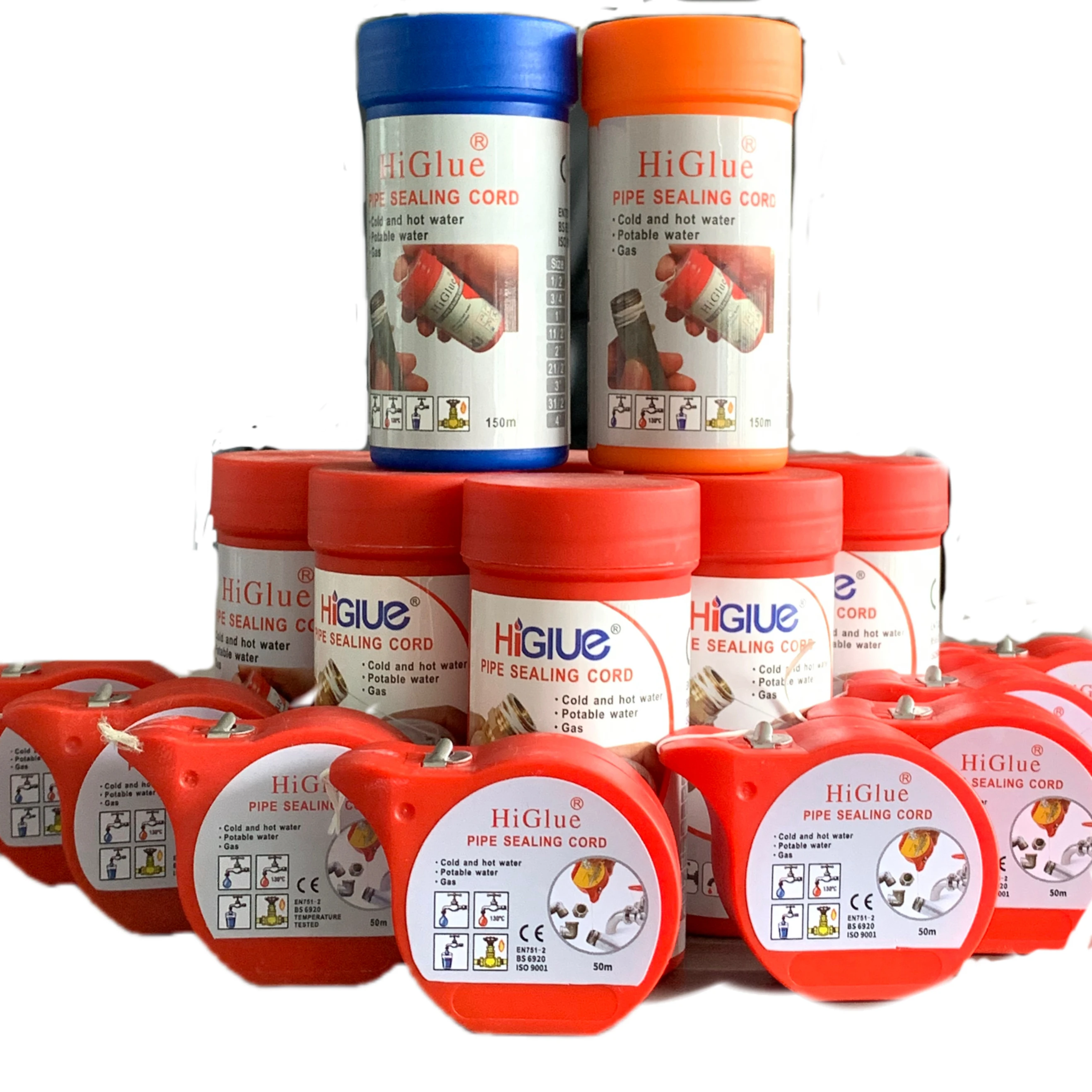 Threaded Pipe sealing cord pipe fitting sealant paste 55 General wire string prevent leakage 160m 50m