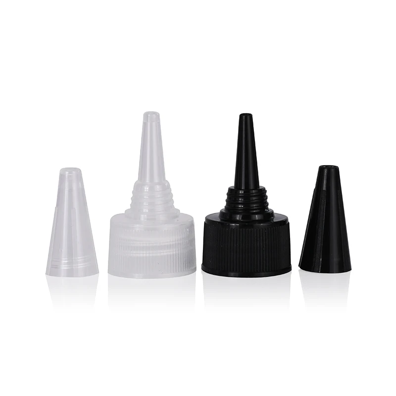 Hair Color Applicator Squeeze Bottle Transparent Oil Bottles for Hair, PET Plastic Refillable Bottles with Twist Top Cap