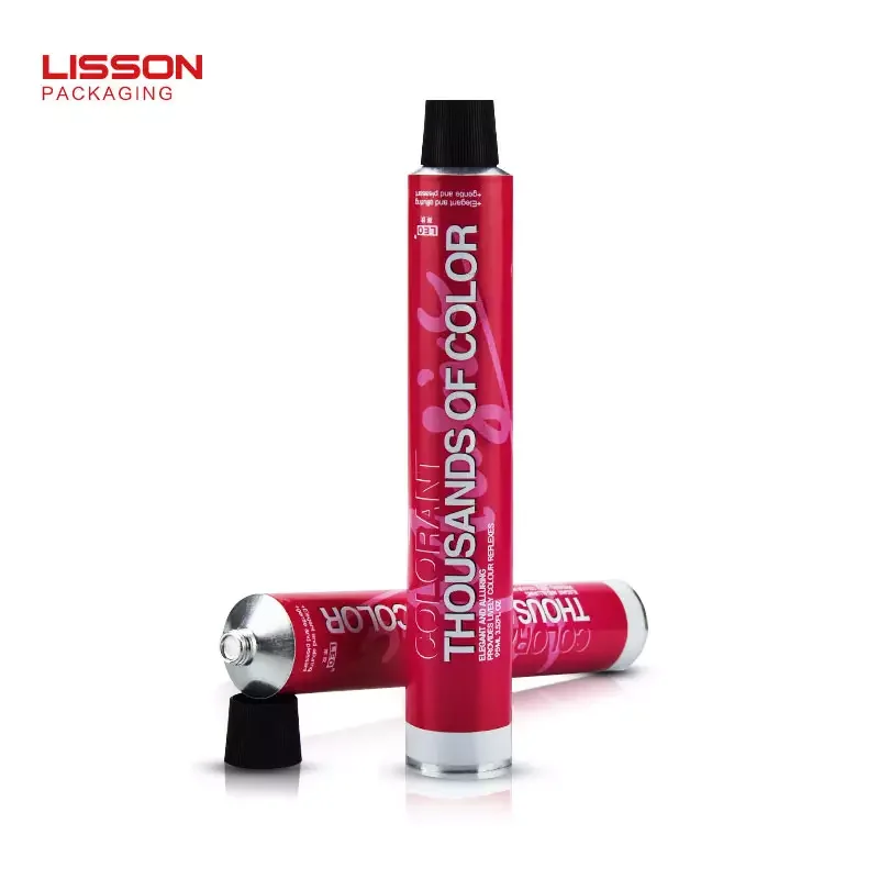 Empty Aluminum Paint Tube Packaging Pure Aluminum Tubes Cosmetic Soft Collapsible Aluminum Plastic Laminated Tube