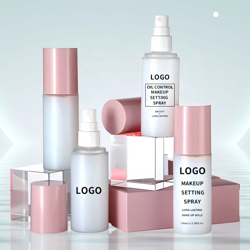 Free Sample High Quality Shimmer Long Lasting Make Up Setting Spray Mist Makeup Fixing