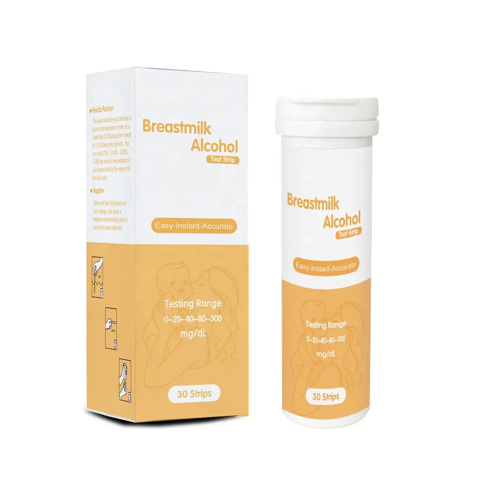 Breastmilk Alcohol Test Strips, Quick & Highly Sensitive Alcohol Detection with Accurate Results at Home