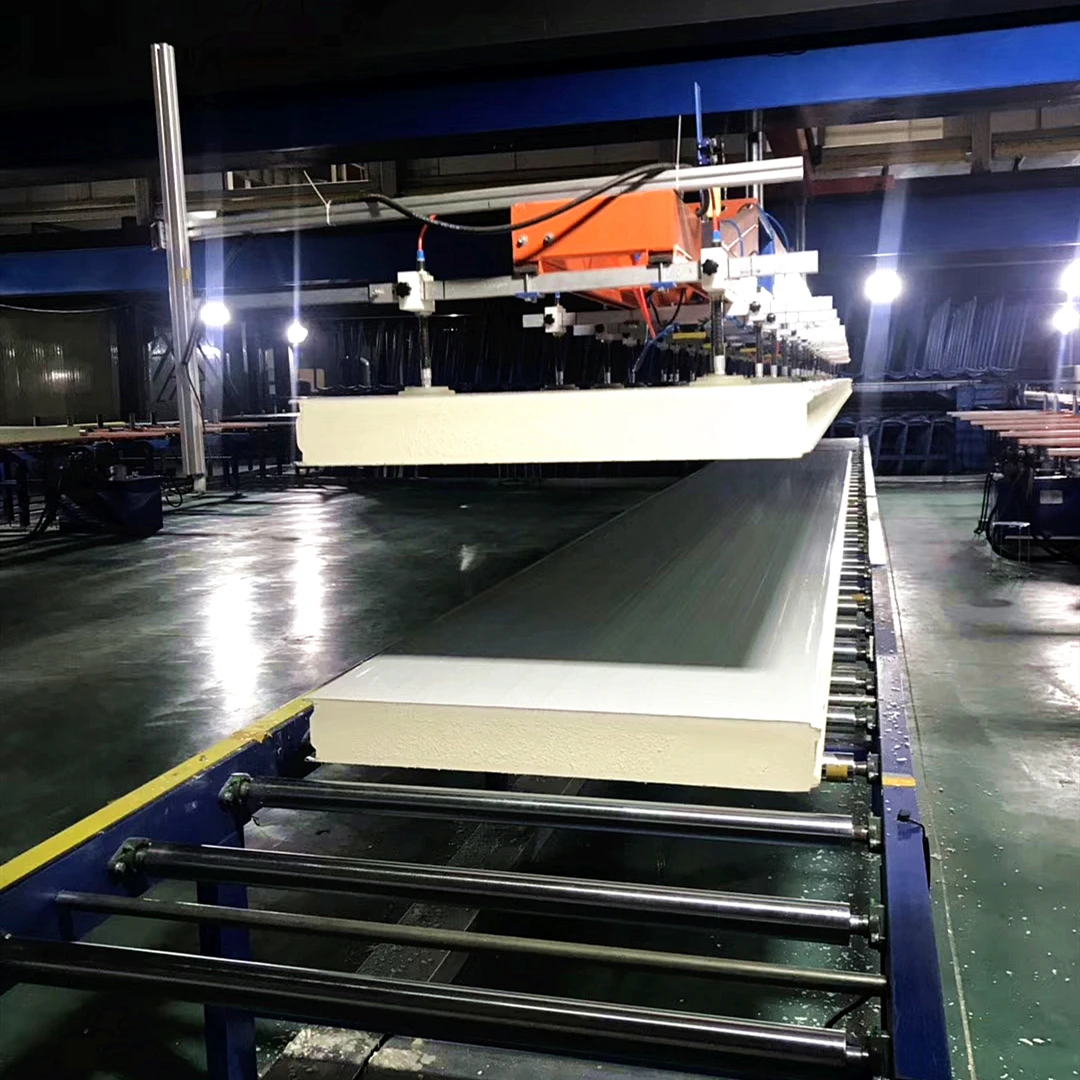 polyurethane fasade insulation PU foam sandwich panel for wall and container house