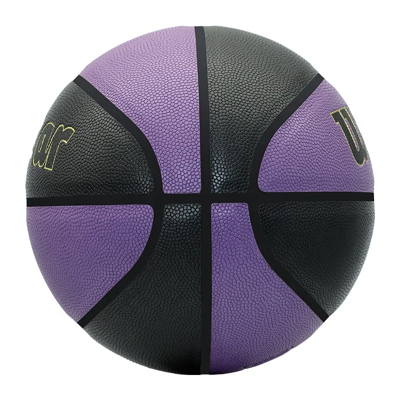 Mix colors with PU basketball high quality high elastic indoor and outdoor basketball