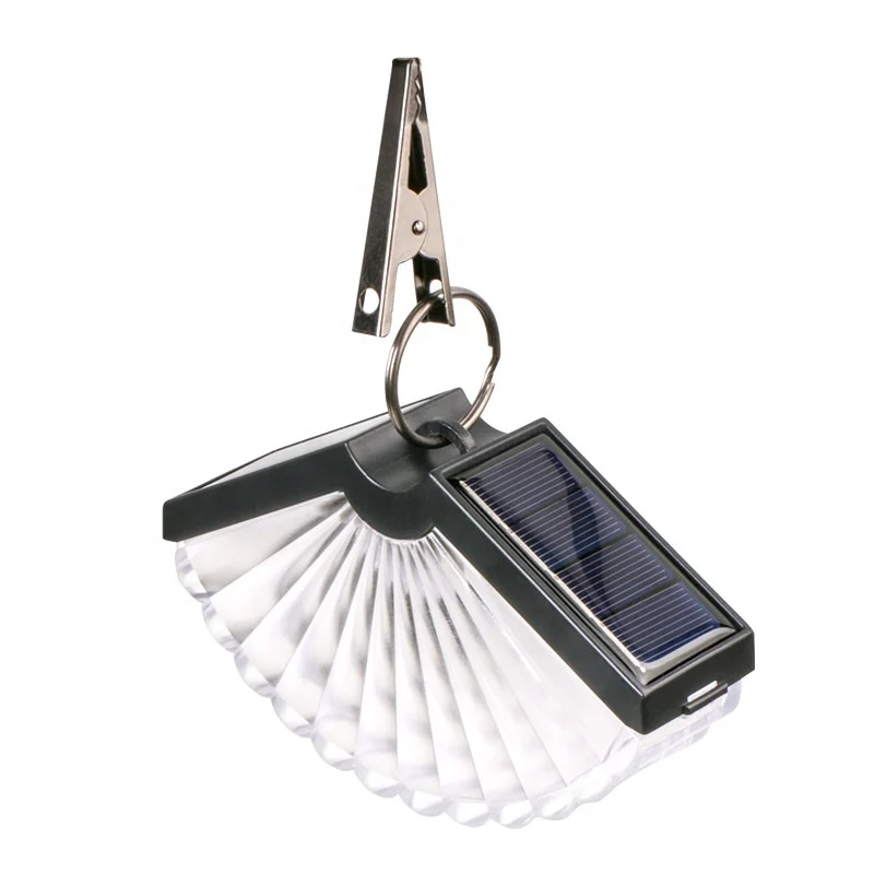 Solar garden ambiance hanging lights IP65 Outdoor waterproof balcony courtyard Villa decorative fan-shaped hanging lights