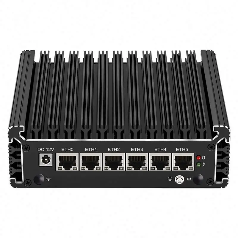 pfSense Firewall 2.5G Router Cele-ron N5105 6x i225-V B3 LAN 2*DDR4 NVMe SSD 2500M Nics Fanless Mini Router PC AES-NI ESXi