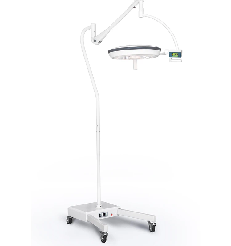 10 gears adjustable professional medical shadowless mobile spot surgical lamp