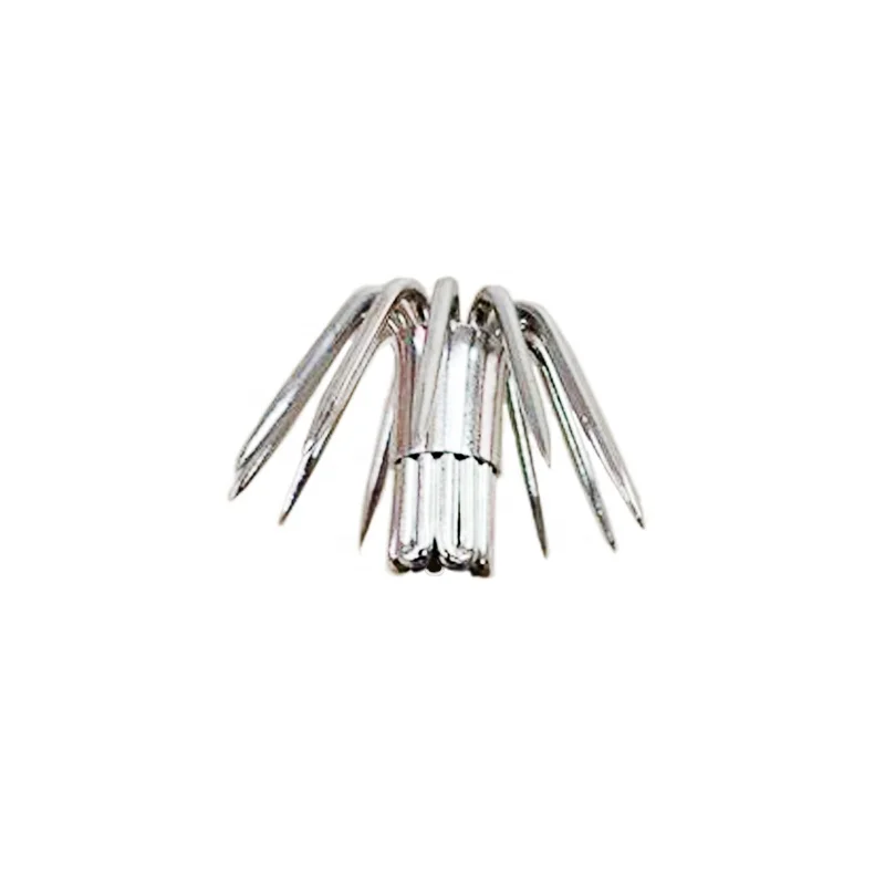 Fast delivery umbrella squid jig hook 1.8mm/2mm saltwater jigging barbless
