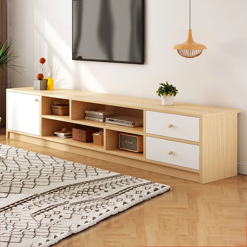TV cabinet simple modern living room tv stands and coffee table  home large capacity Nordic small apartment new bedroom cabinet