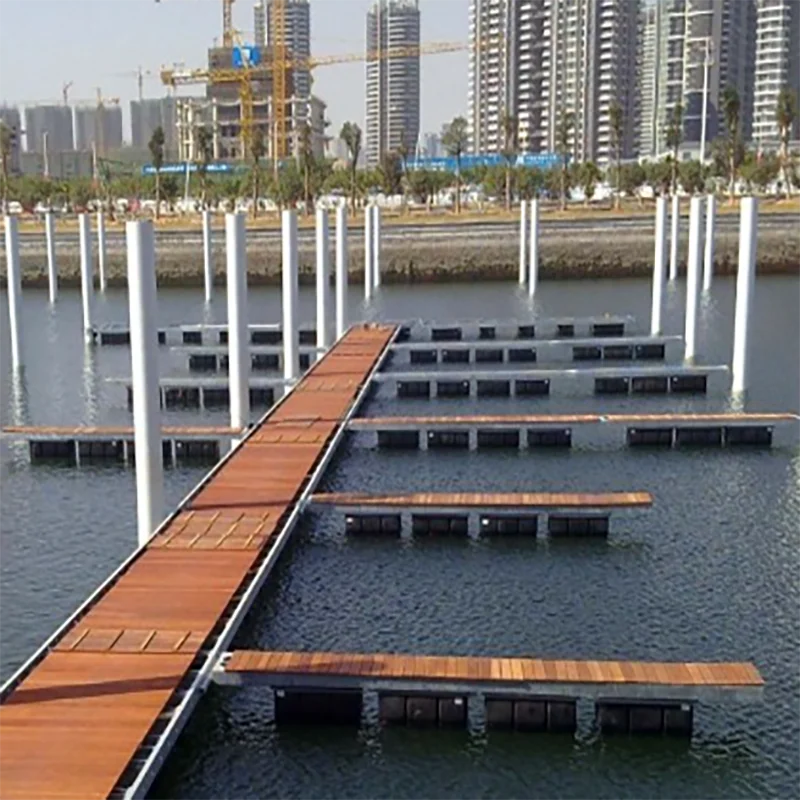 New Stable Pontoon Bridge Sea Aluminum Floating Docks Pier Water Systems Aluminum Deck Covers Floats