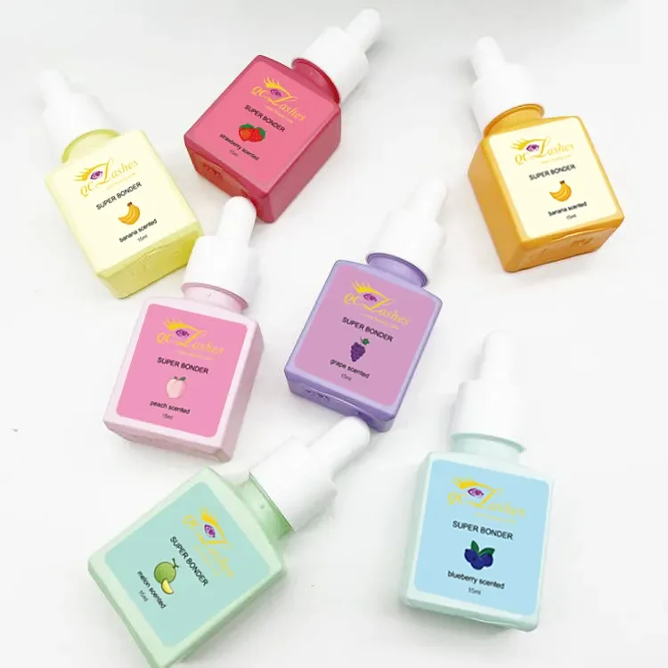 Wholesale Glue Super Bonder Lash Extensions Lash Primer Activator Private Label Eyelash Accelerator Fruit Flavor lash bonder