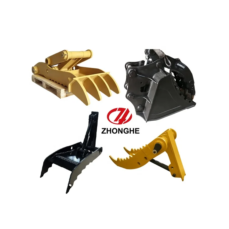 Excavator Attachments ODM OEM thumb grab bucket for mini excavator