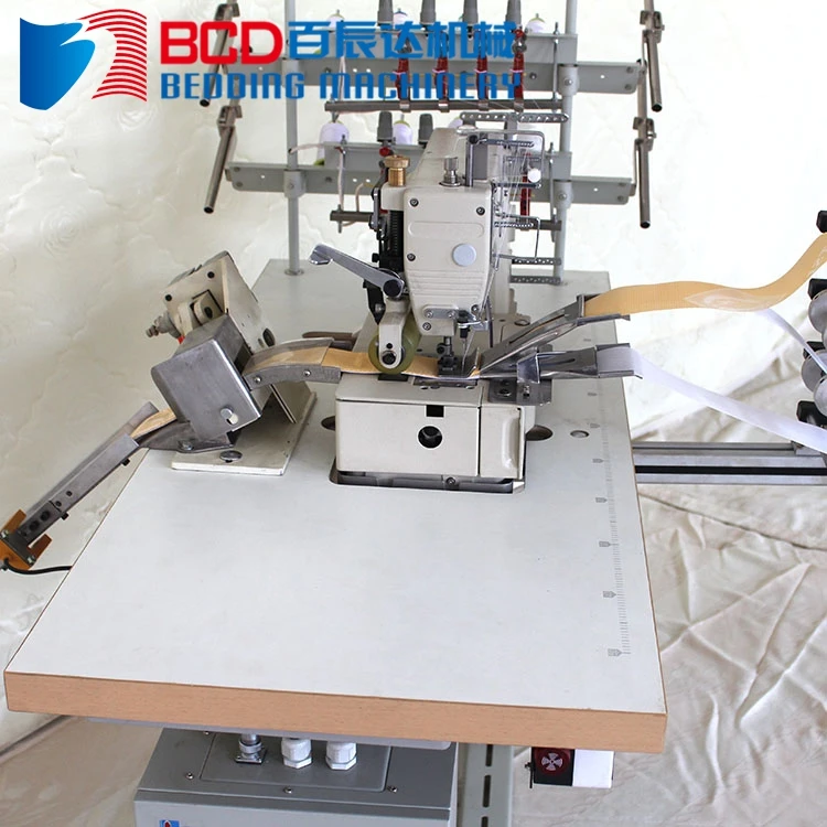 Multi-needle chain stitch sewing head mattress handle manufacturing machine