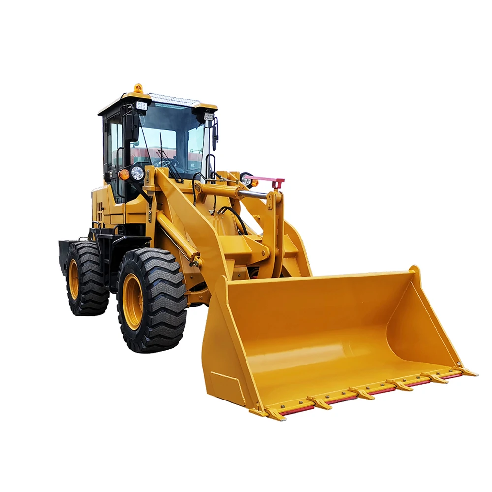 Hot selling small loader machine mini wheel loader with snow plow