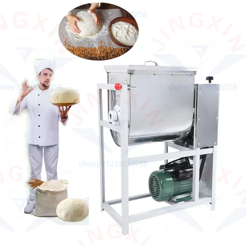 Commercial 25 Kg 80l Stand Pizza Pasta Spar Spiral Flour Kneading Mixing Machine Dough Mixer For Bakery