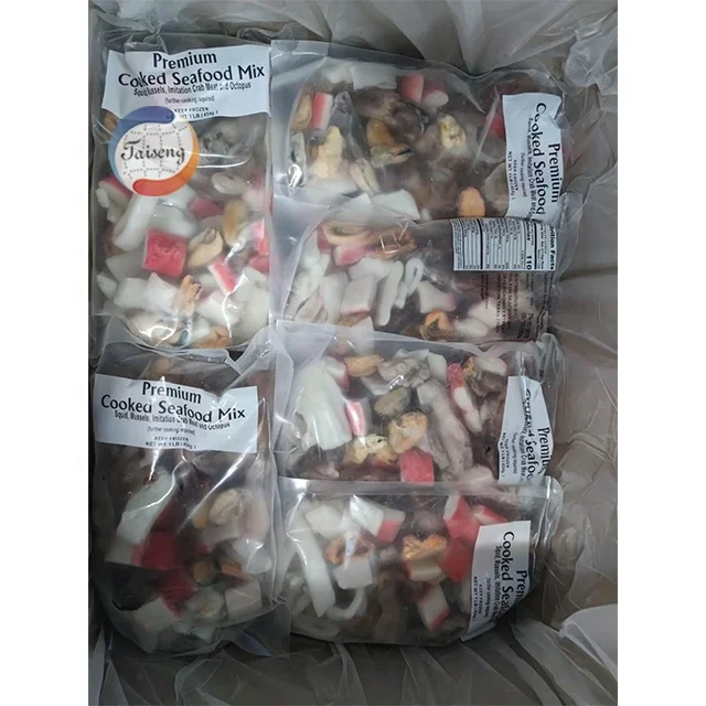 XIAMEN TAISENG SEAFOODS Frozen Seafood Mix Products Top Wholesale Price