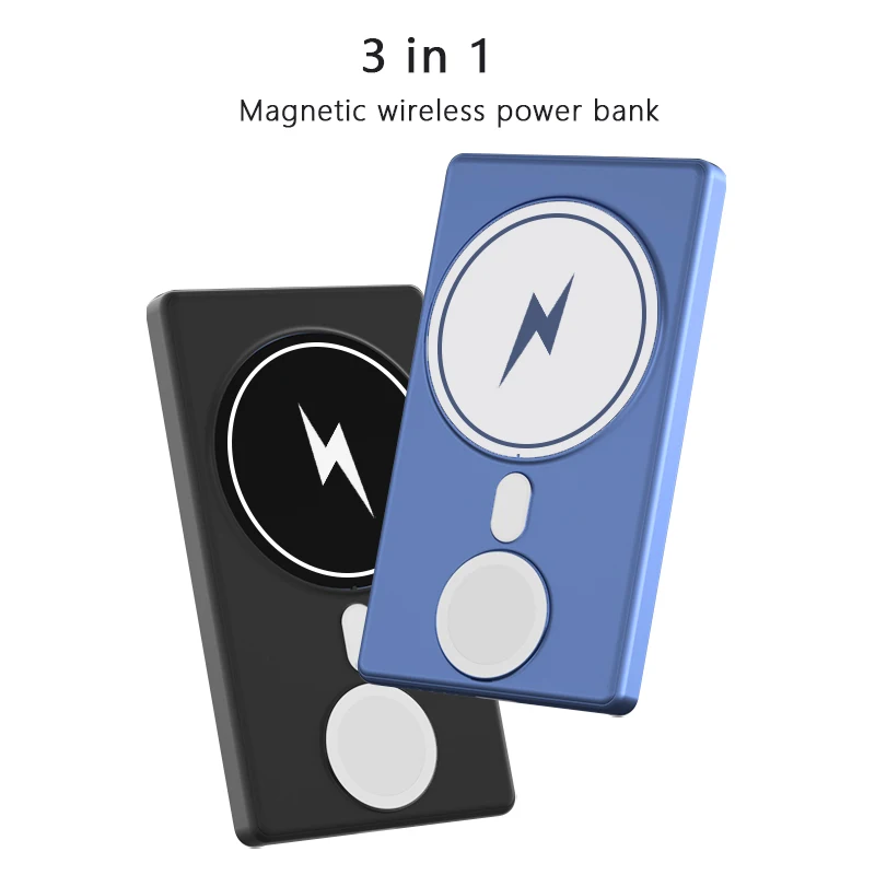3 в 1 беспроводные зарядные устройства для телефона магнитный внешний аккумулятор 15 Вт портативная Быстрая зарядка MSDS UN38.3 iPhone 12/13