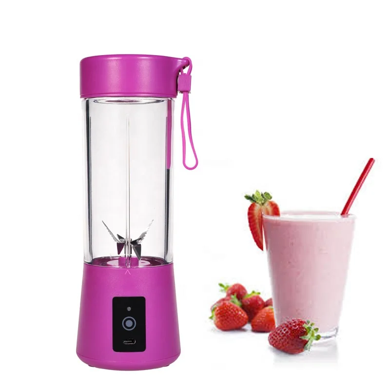 new arrivals 2021 kitchen 400ML  juicer machines Type c recharge electric blender portable usb  rechargeable mini grinder