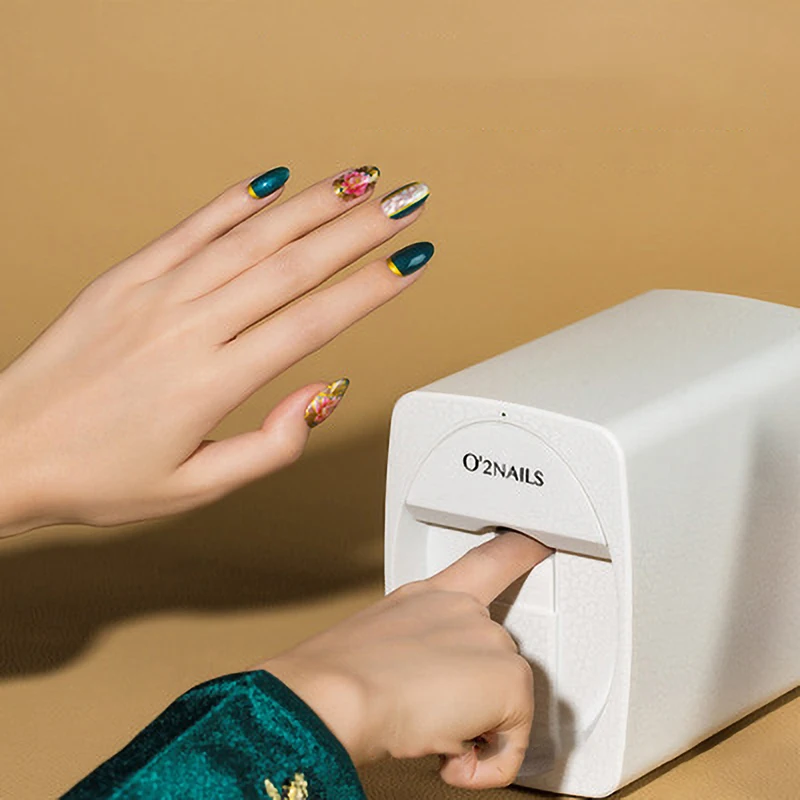 Mobile nail art printer automatic spray painting nail art printing machine DIY nail art making machine