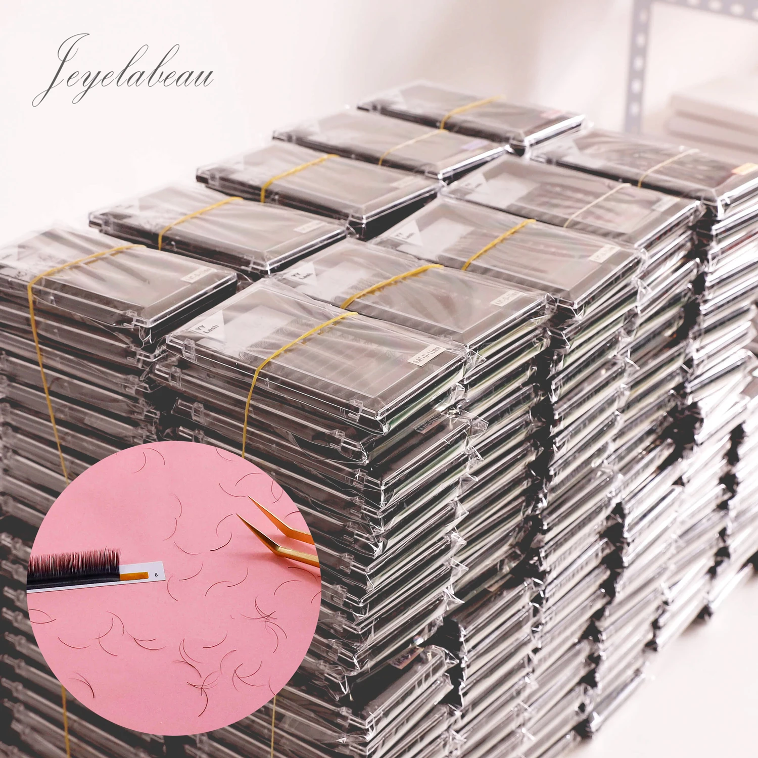 Factory wholesale professional  0.03mm-0.25mm individual 12 rows 16 rows classic eyelash extension