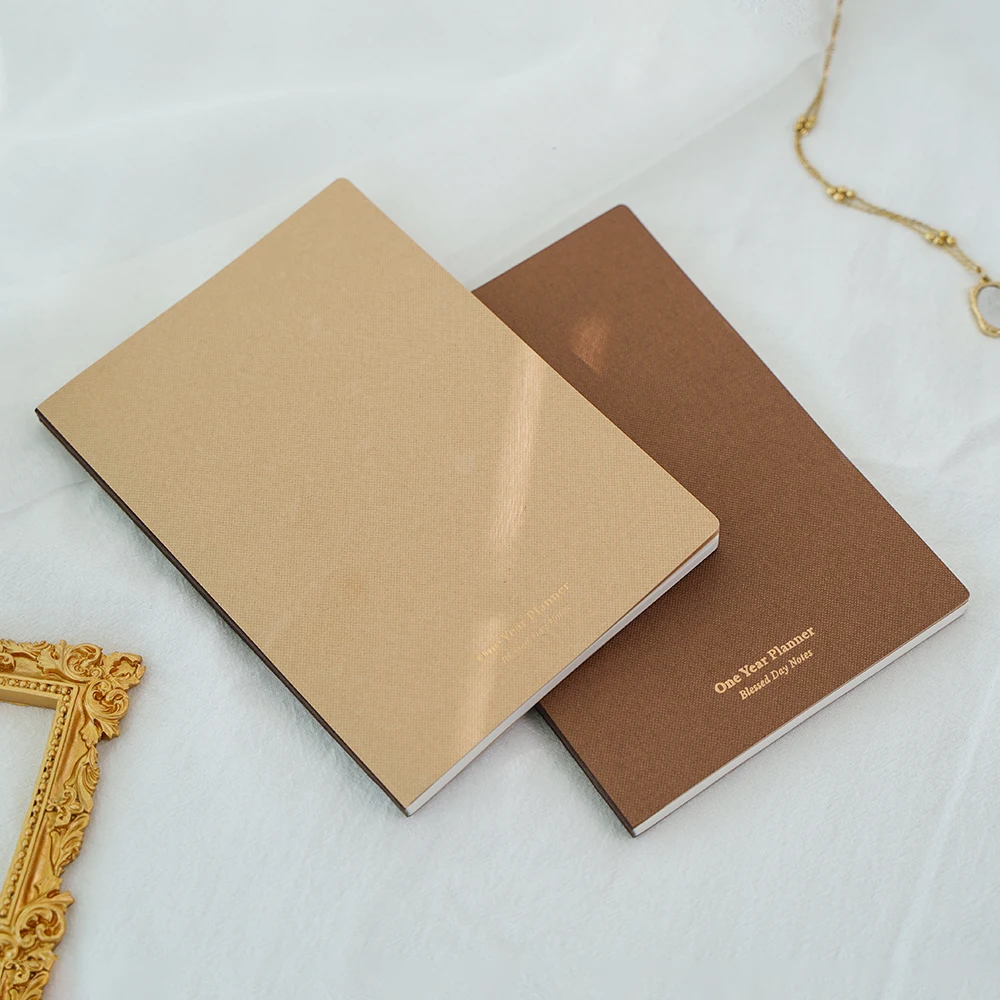 Cubierta de papel personalizada Cuadernos A4 A5 B5 Planificador Impreso Tapa dura 365 dias Tomoe River Journal Notebooks