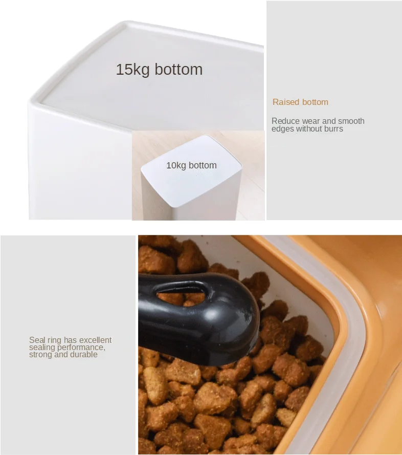 Personalized Custom Dog Food Cat Food Treat Jars Pet Food Storage Animal Pet Container