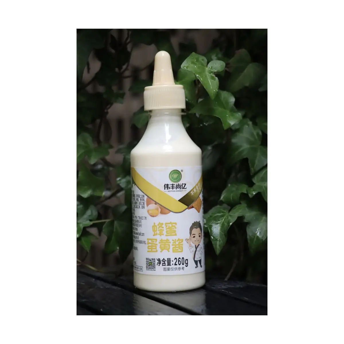 Factory wholesale  fruit and vegetable mayonnaise bread sandwich burger seasoning 260g honey mayonnaise