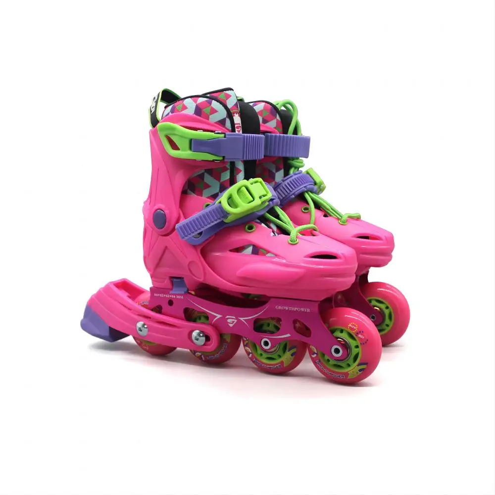 EACH Ruedas De Patin Cheap Four Wheel Roller Skates Size Adjustable 4-Yards Inline Roller Skating Shoes for Boys Kids Girls