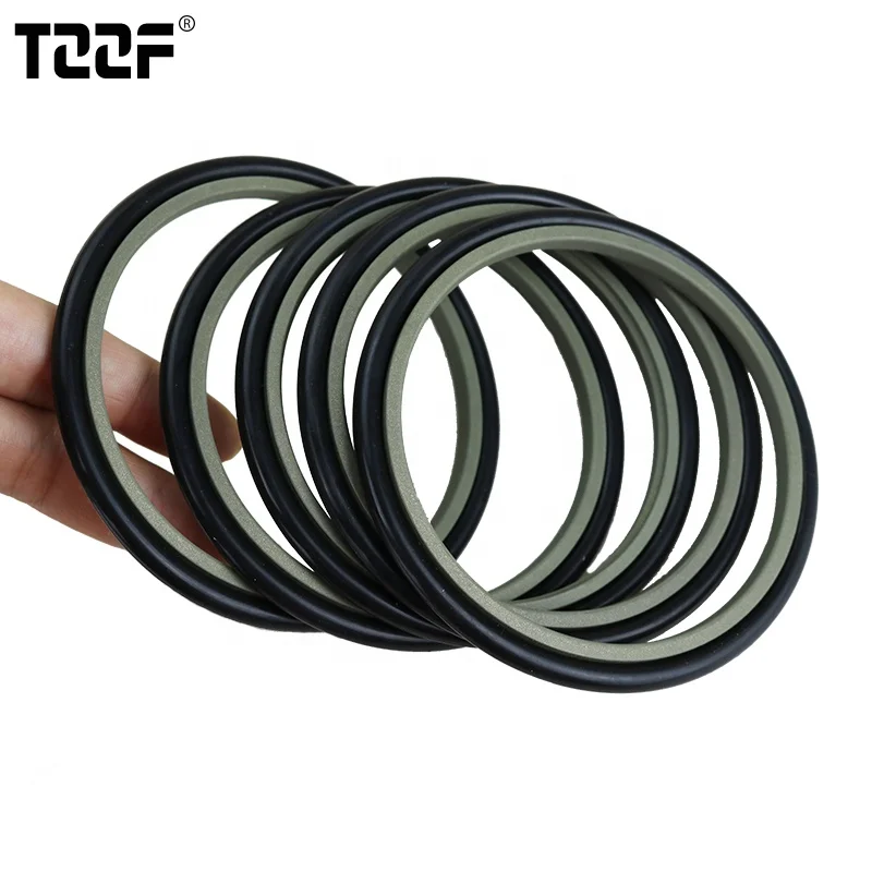 Ptfe Hbts Step Seal Gsj Hydraulic Buffer Rod Seal Rubber height 4.2mm