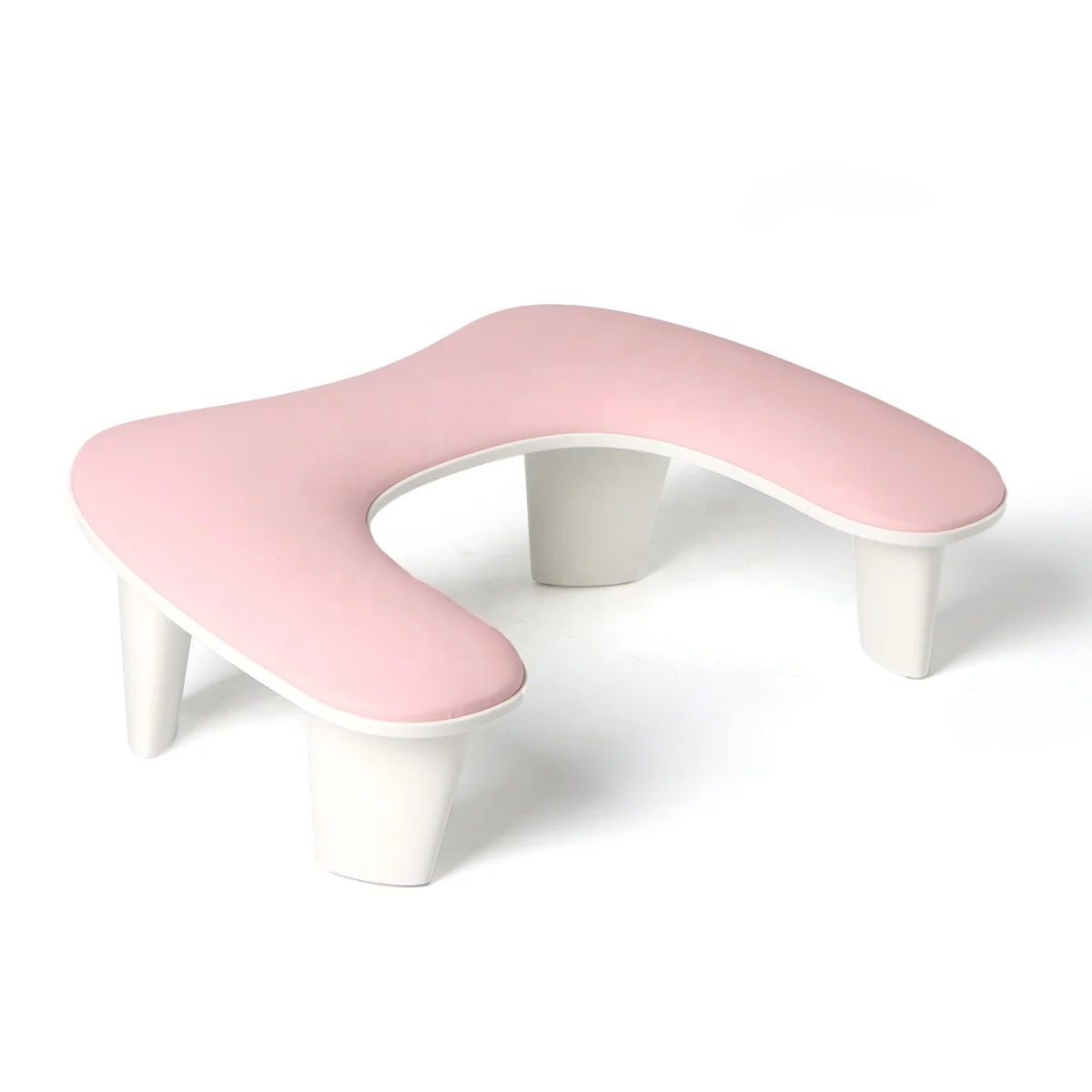 New U shape Luxury Foldable Nail Arm Rest Leather Manicure Hand Pillow Holder Nail Pillow Russian Manicure Hand Arm Rests
