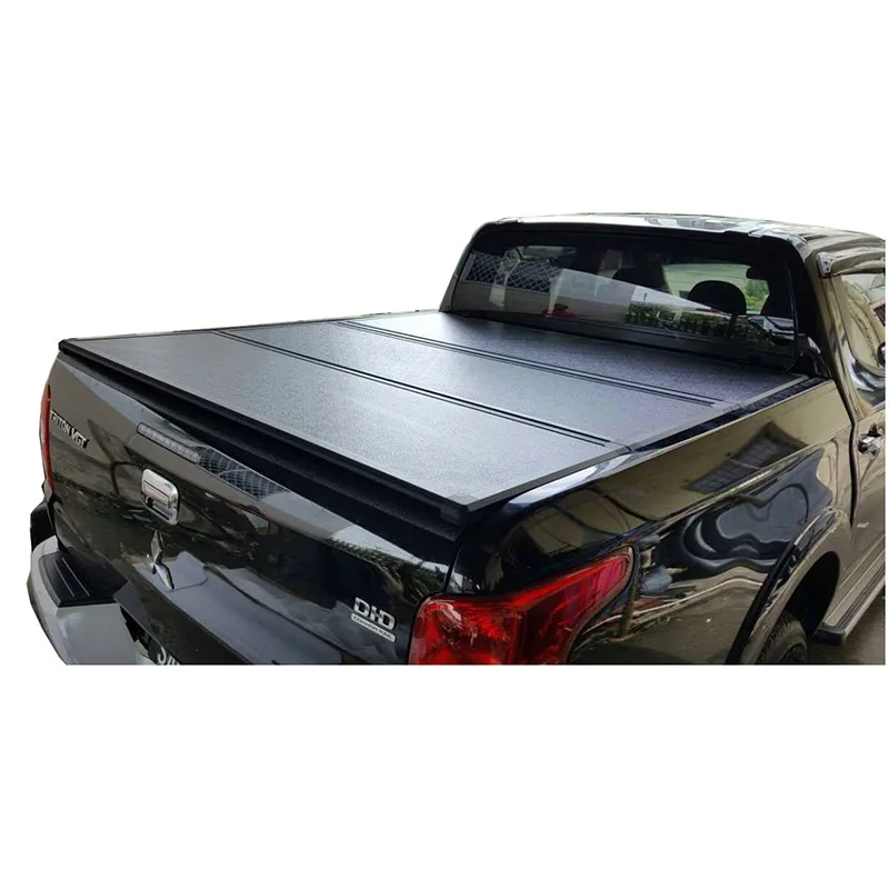 Pick Up Parts Mitsubishi L200 Accessories Fold Tonneau Cover truck body cover Hard Tri-Fold Cover for Mitsubishi L200 Triton
