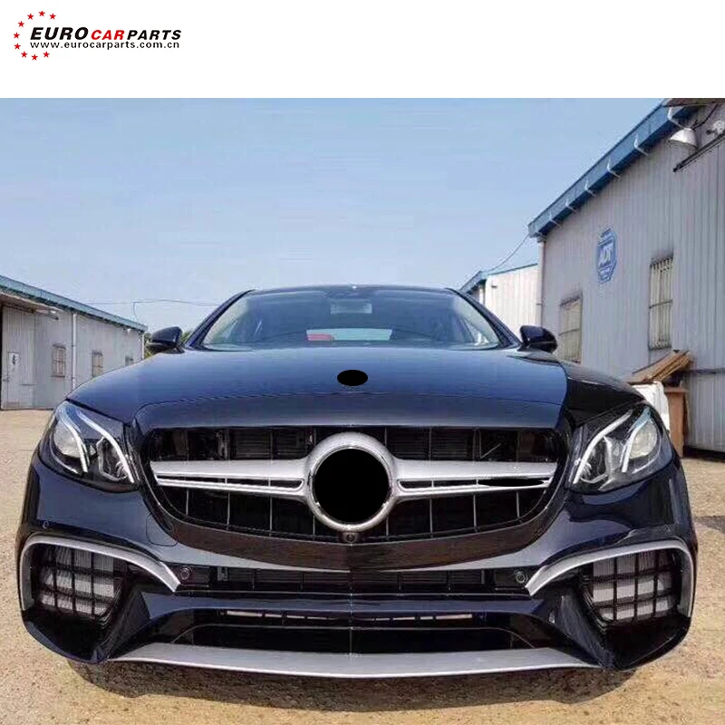 W213 Body Kit E63 A Style Car Bady Kit Parts Full Set Facelift Bumper 2016 Year -