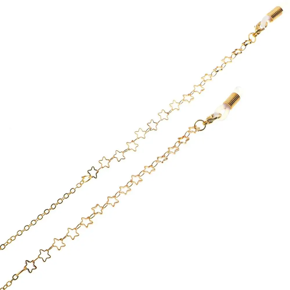 Fashion Style Star Pattern Glasses Accessory Chain Anti-fall Brass Dylam