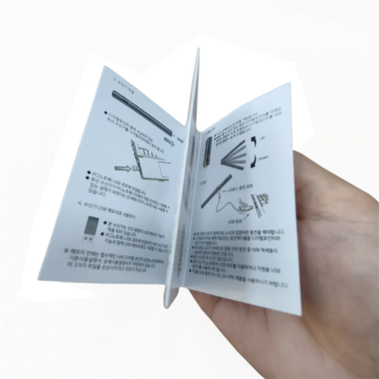 Customized Product Manual Menu Catalog Brochure Printing Service User Manual Printing