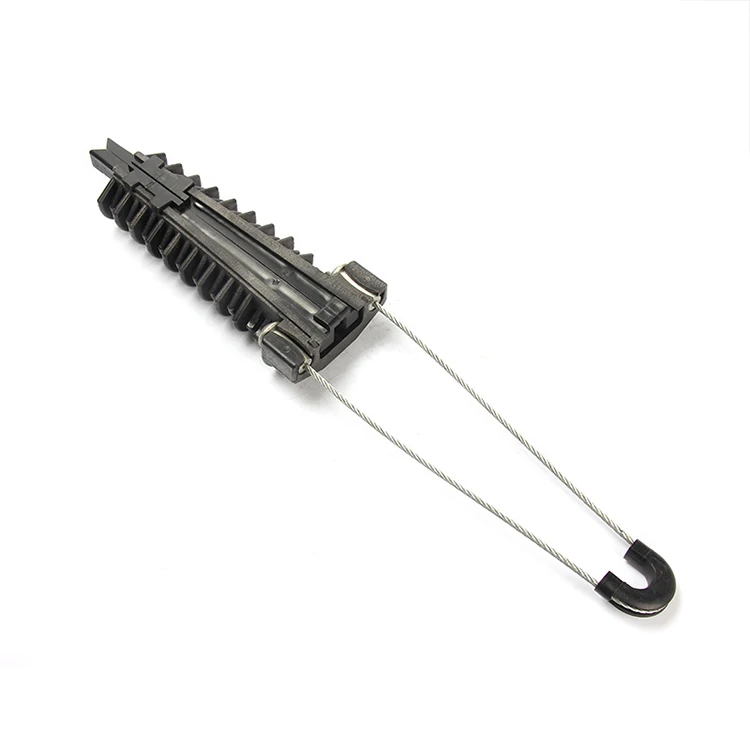aerial strain cable hanging tension clamp anchor ADSS Plastic Clamp For 100m span tension anchor clamp pa1500 pa2000 pa3000