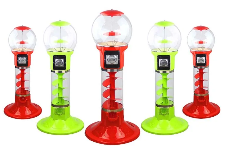 
[MACAT] Coin gumball bouncing machine candy dispenser bounce ball sprial gum vending machines for supermarket 