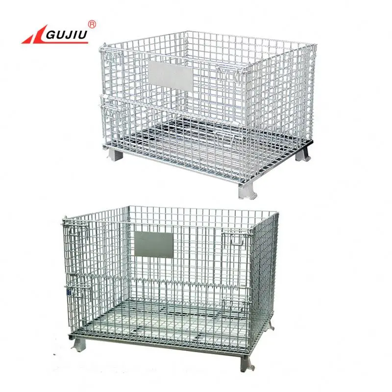 Stackable Manufacturers Wire Mesh Lid Storage Wheels Metal Baskets For Wine Bottles