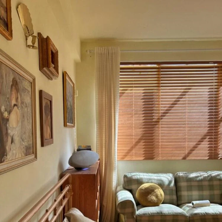 Chinese manufacturer 50mm basswood wood shutter slats wooden venetian blinds mechanism in blinds,shades&shutter