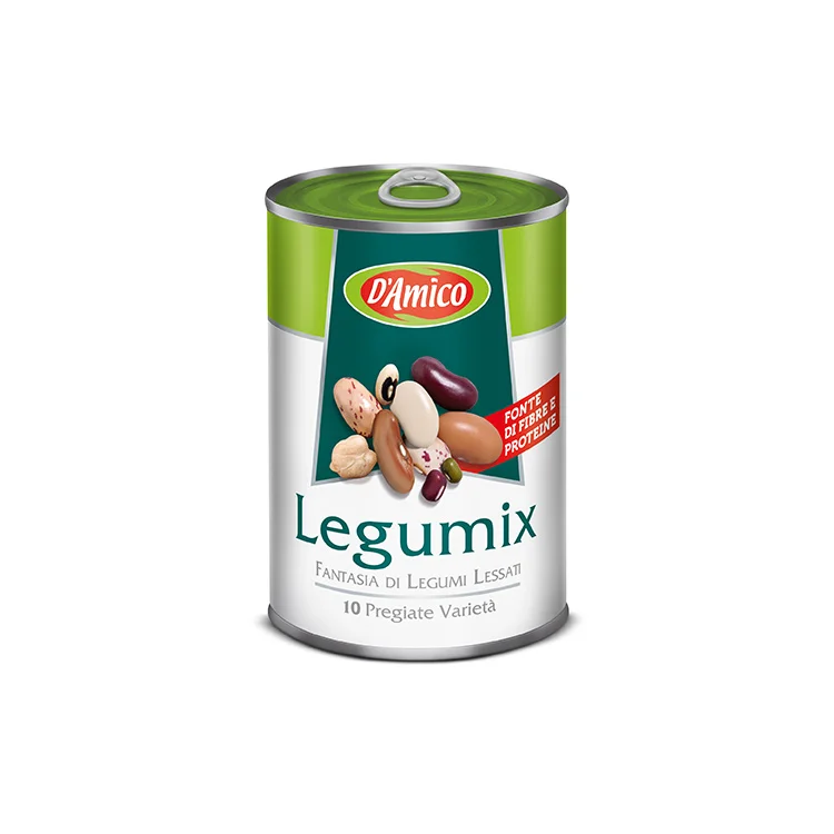 Legumix 10 Varieties Boiled Mixed Red Greean Azuki Brown Black Eye Beans Canned Beans