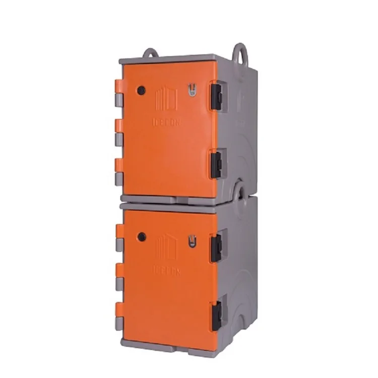 Mobile food storage 90L catering warm-boxes front-loading food tray incubator