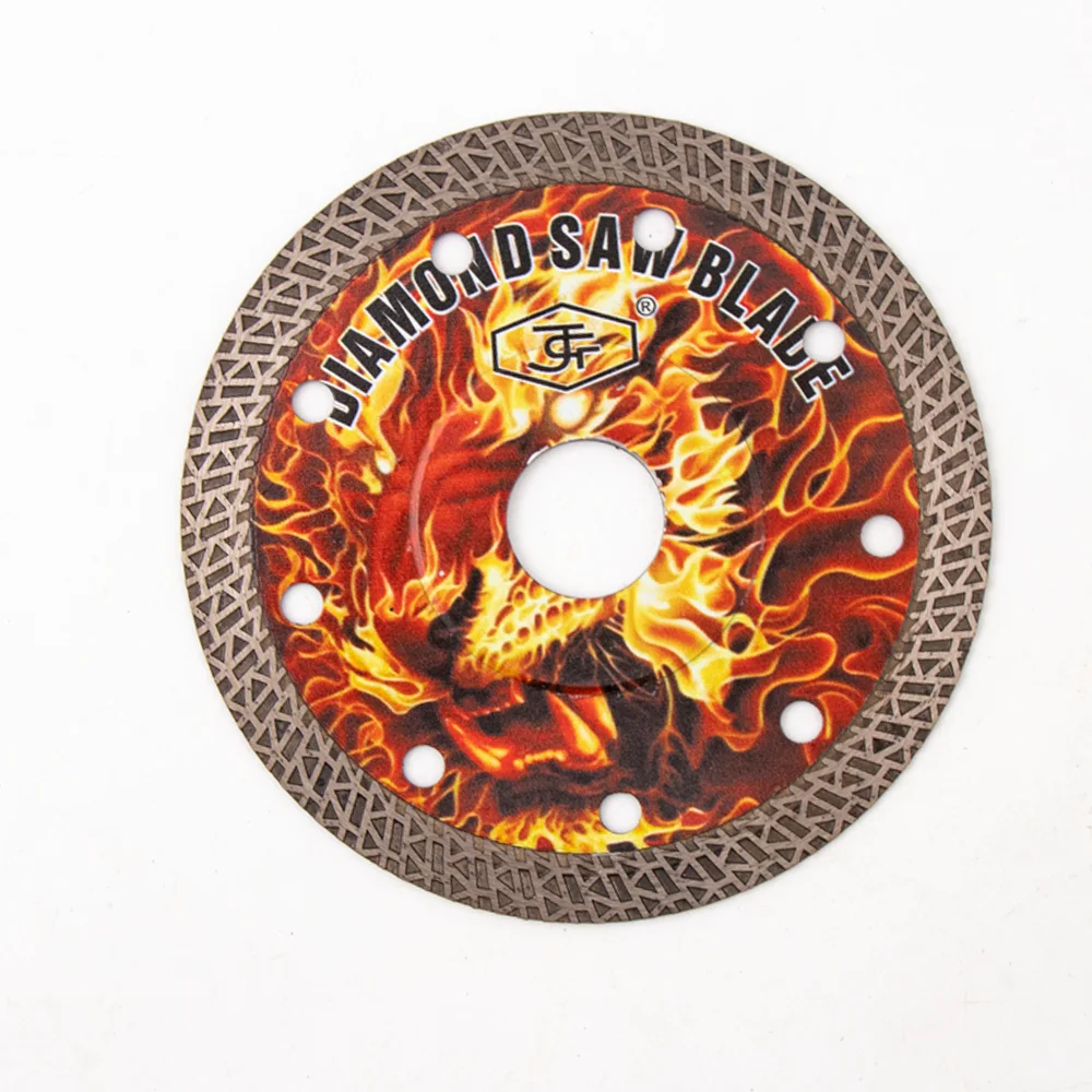Factory supply diamond hot pressed K Turbo super thin saw blade for tile concrete cutting